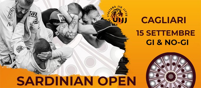 Domenica 15 settembre a Cagliari la terza edizione del “Sardinian Open”, manifestazione internazionale dedicata al Jiu Jitsu Brasiliano