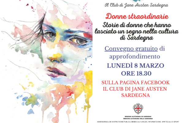 “Donne straordinarie”: l’8 marzo un convegno organizzato dal Club di Jane Austen Sardegna