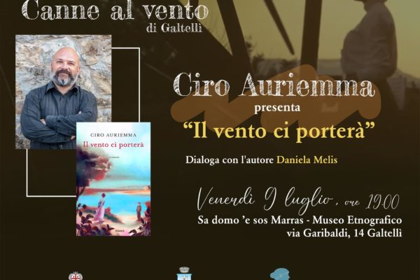 Ciro Auriemma domani, 9 luglio, a Galtellì