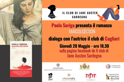 Paola Soriga presenta il suo nuovo romanzo con il Club di Jane Austen Sardegna